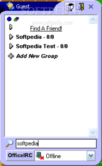 OfficeIRC Messenger screenshot