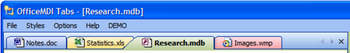 OfficeMDI Tabs screenshot 2