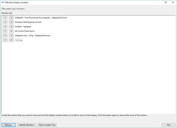 OfficeOne Display Assistant screenshot