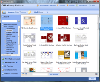 OfficeReady Platinum screenshot