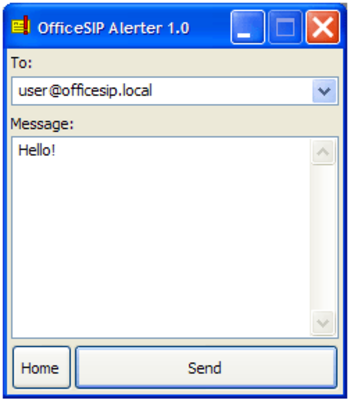 OfficeSIP Alerter screenshot 2
