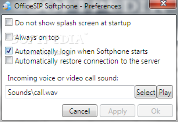 OfficeSIP Softphone screenshot 4