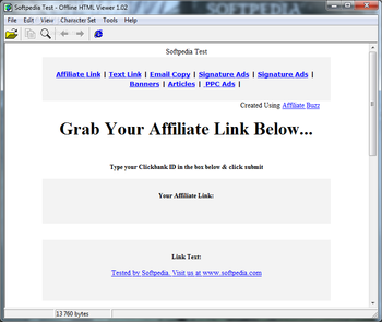 Offline HTML Viewer screenshot
