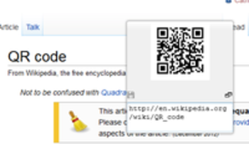 Offline QR generator screenshot