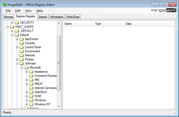 Offline Registry Editor screenshot 2