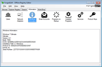 Offline Registry Editor screenshot 4