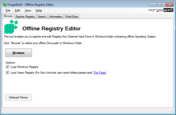 Offline Registry Editor screenshot 5