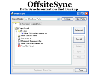 OffsiteSync screenshot