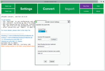 ofx2qfx Convert screenshot 2