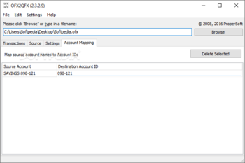 OFX2QFX screenshot 6