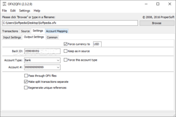 OFX2QFX screenshot 7