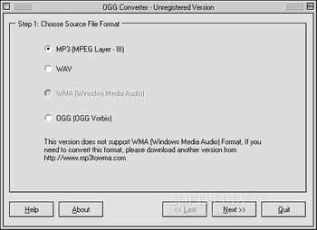 OGG Converter screenshot