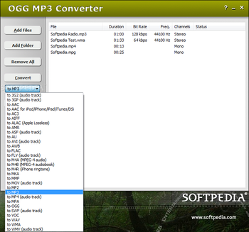 OGG MP3 Converter screenshot