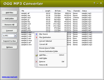 OGG MP3 Converter screenshot 3