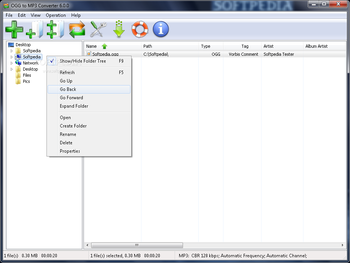 OGG to MP3 Converter screenshot
