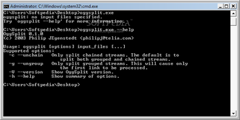 OggSplit screenshot