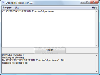 OggVorbis Translator screenshot