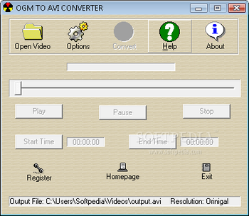 OGM to AVI Converter screenshot