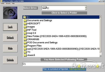 Ogni Free Folder Locker & Hider screenshot