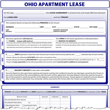 Ohio Apartment Lease screenshot