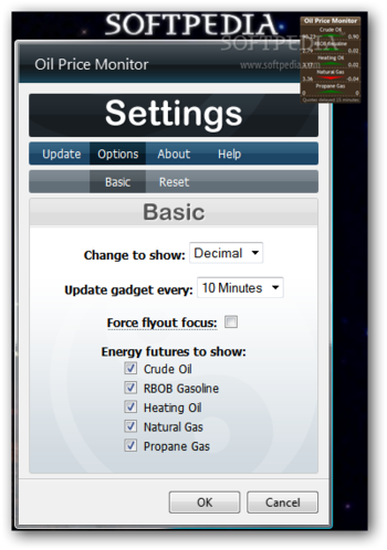 Oil Price Monitor screenshot 2