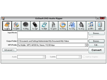 OJOsoft DVD Audio Ripper screenshot 3