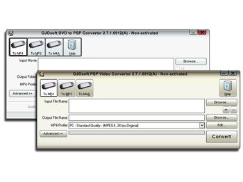 OJOsoft DVD PSP Converter Suite screenshot