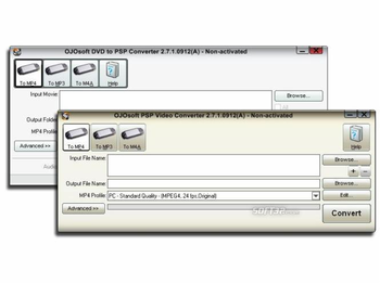 OJOsoft DVD PSP Converter Suite screenshot 2