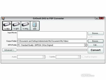 OJOsoft DVD to PSP Converter screenshot 3
