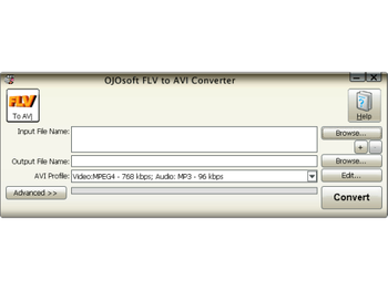 OJOsoft FLV to AVI Converter screenshot