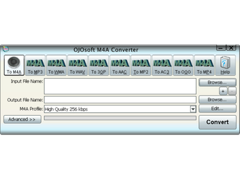 OJOsoft M4A Converter screenshot