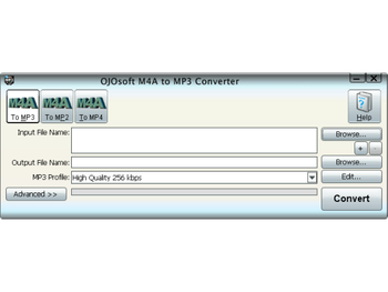 OJOsoft M4A to MP3 Converter screenshot