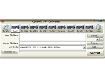 OJOsoft MP4 Converter screenshot