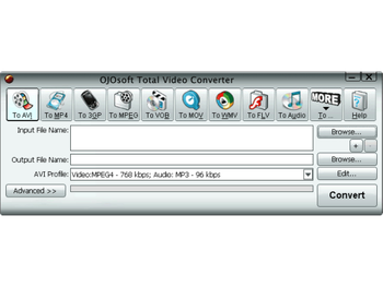 OJOsoft Total Video Converter screenshot