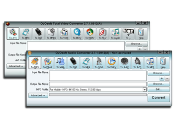 OJOsoft Video Audio Converter Suite screenshot