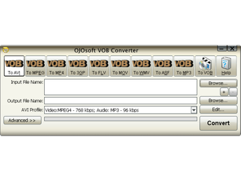 OJOsoft VOB Converter screenshot