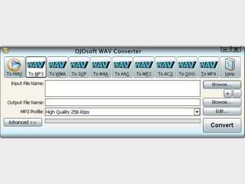 OJOsoft WAV Converter screenshot