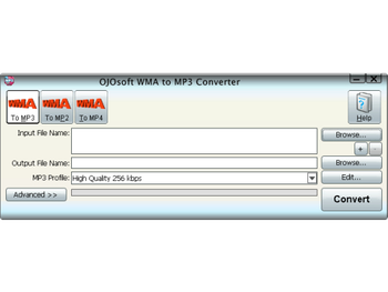 OJOsoft WMA to MP3 Converter screenshot