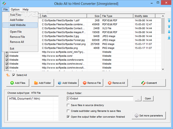 Okdo All to Html Converter screenshot 2