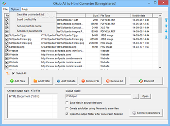 Okdo All to Html Converter screenshot 3