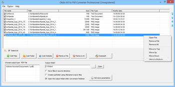 Okdo All to Pdf Converter Professional screenshot