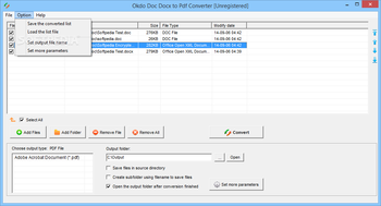 Okdo Doc Docx to Pdf Converter screenshot 3