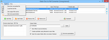 Okdo Doc to Pdf Converter screenshot 2