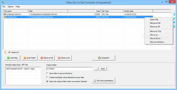Okdo Doc to Ppt Converter screenshot