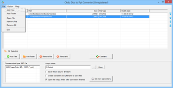 Okdo Doc to Ppt Converter screenshot 2