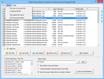 Okdo Document Converter Professional screenshot 2