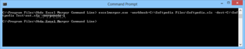 Okdo Excel Merger Command Line screenshot