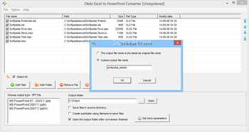 Okdo Excel to PowerPoint Converter screenshot 4
