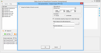 Okdo Excel to PowerPoint Converter screenshot 5