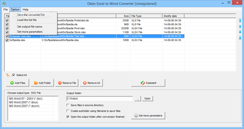Okdo Excel to Word Converter screenshot 4